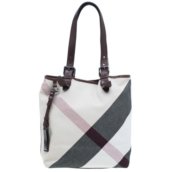 Burberry mega check Victoria Lowry tote bag. Authentic - Picture 3 of 10